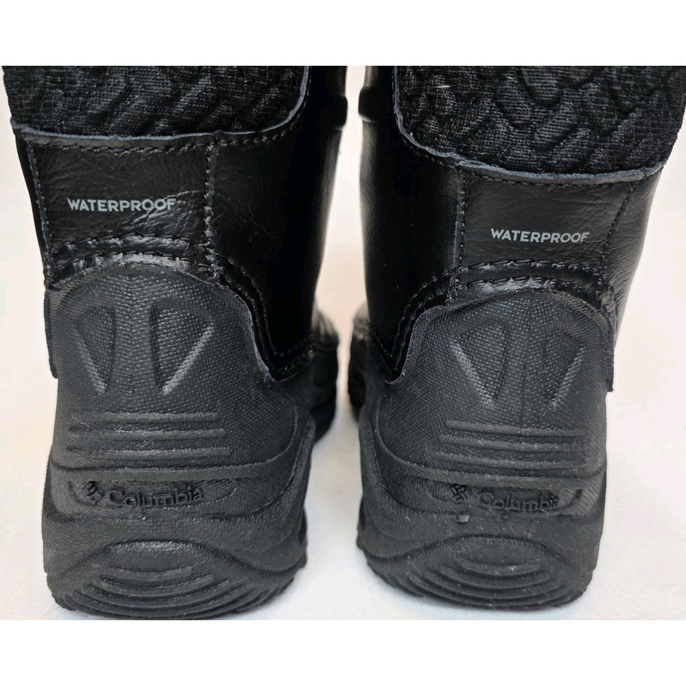 Columbia Youth Size 6 Bugaboot Celsius Waterproof Boots Unisex Black - Picture 7 of 9